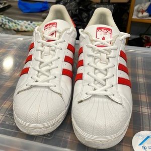 Adidas superstar retro shoes size 12 .